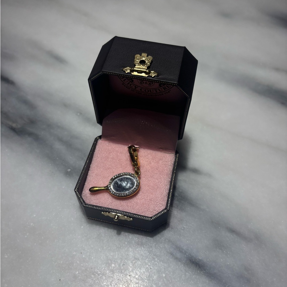 Vintage Juicy mirror charm
